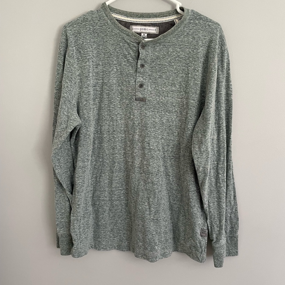 Mens Button Long Sleeve